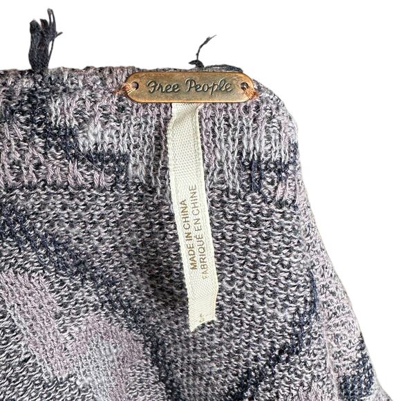 FREE PEOPLE Oversized butterfly Kimono Cardigan Sweater Women's Size Large - Picture 8 of 10